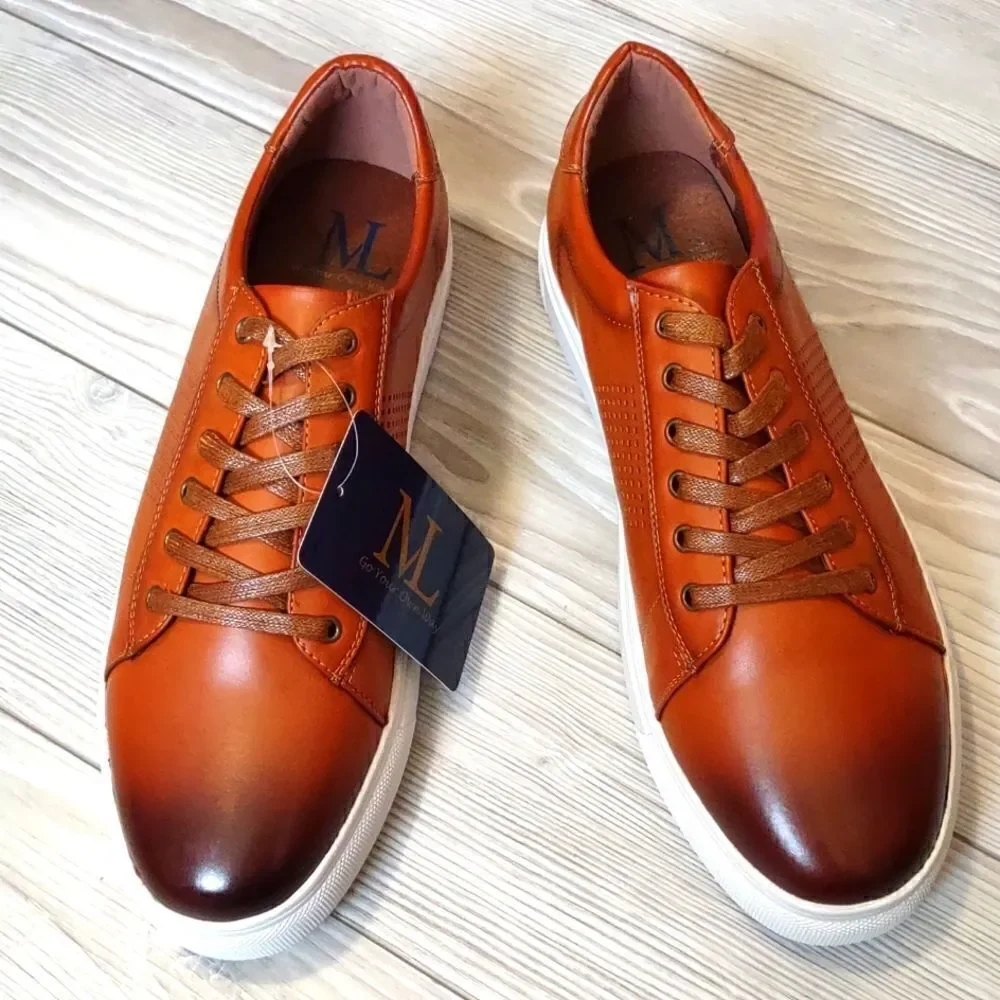 (61-3878) MERRYLAND B Men's Casual Dress Sneakers Oxford Shoes Sz 10